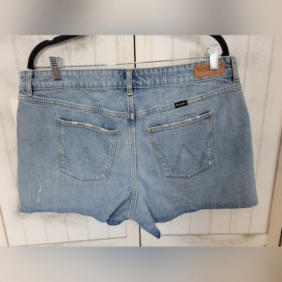 Nwt Wrangler Vintage High Rise 3" S Jean Shorts 16 - Picture 7 of 7